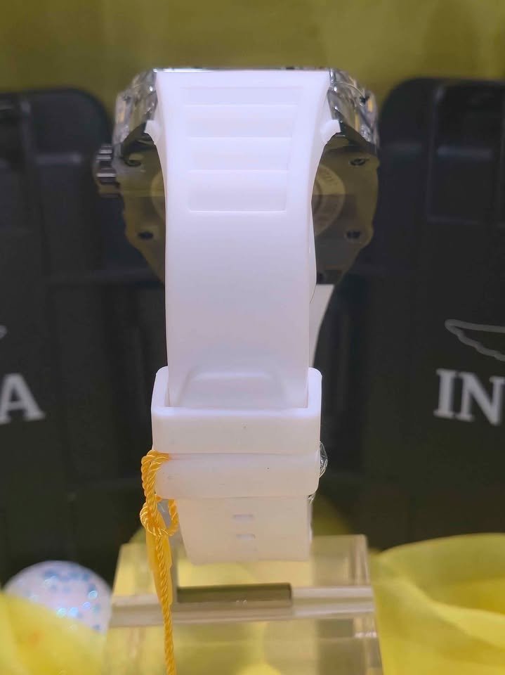 Invicta Racing Cyclone Men's Watch - 48.5mm, White - Imagen 4