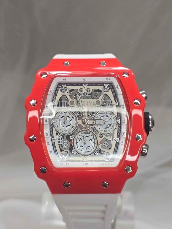 Invicta x activa Men's Skeleton Dial - 44.3mm, White