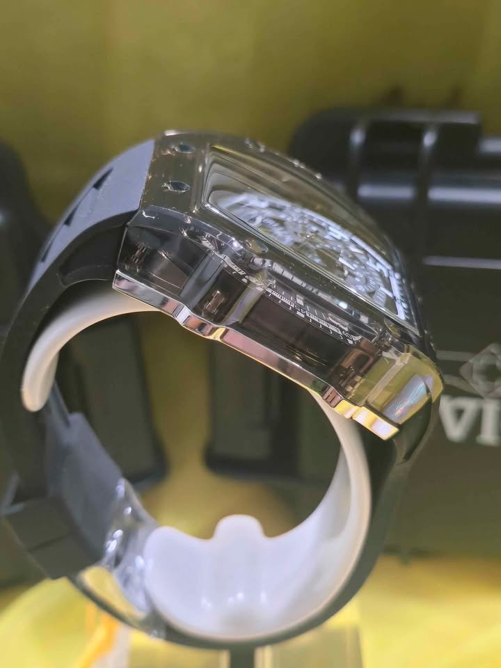 Invicta Racing Cyclone Men's Watch - 48.5mm, Black - Imagen 2