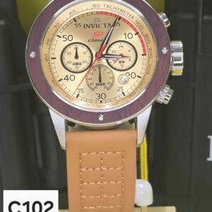 Invicta S1 Rally Trackmaster Men's Watch - 49mm, Light Brown