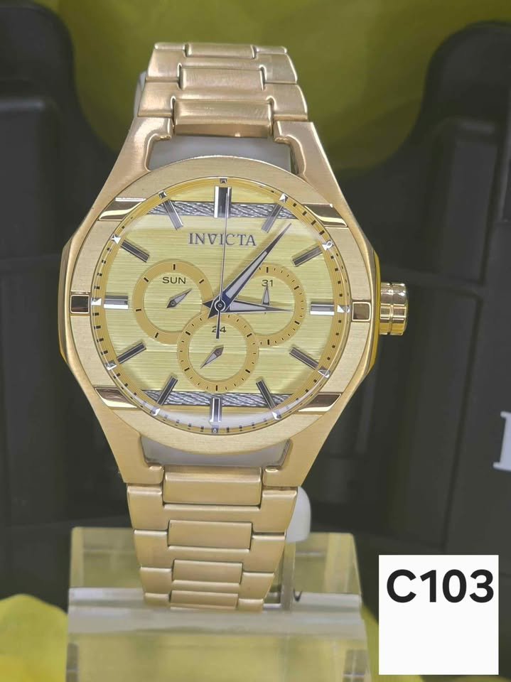 Invicta Bolt Men's Watch - 48mm, Gold