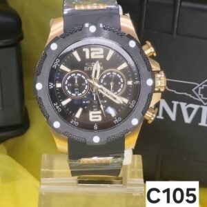 Invicta I-Force Axis Men's Watch - 50mm, Gold, Black