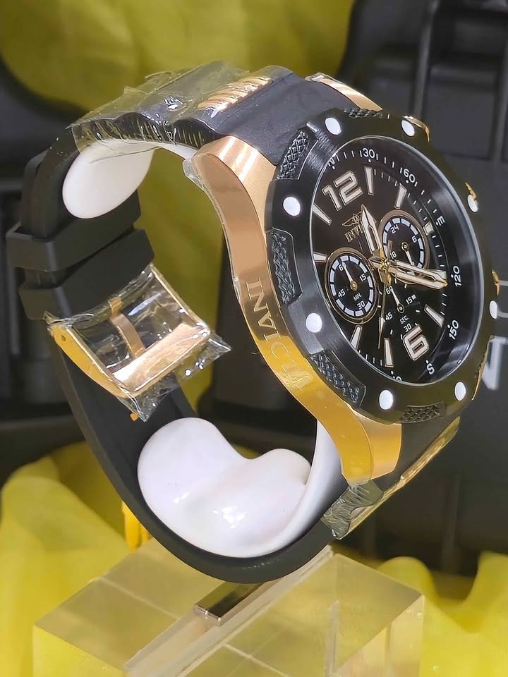 Invicta I-Force Axis Men's Watch - 50mm, Gold, Black - Imagen 2