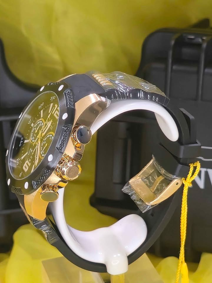 Invicta I-Force Axis Men's Watch - 50mm, Gold, Black - Imagen 3