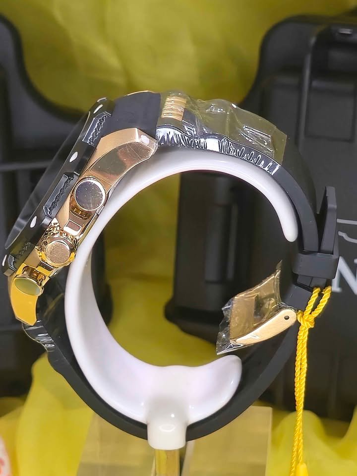 Invicta I-Force Axis Men's Watch - 50mm, Gold, Black - Imagen 4