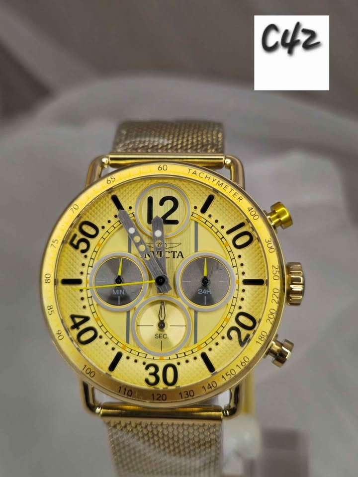 Invicta Speedway Men's Watch - 44mm, Gold