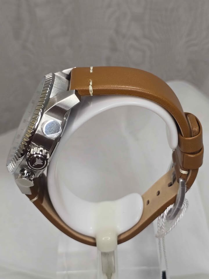 Chase Durer Flight Commander One Men's Watch - 46mm, Light Brown, Ivory - Imagen 2