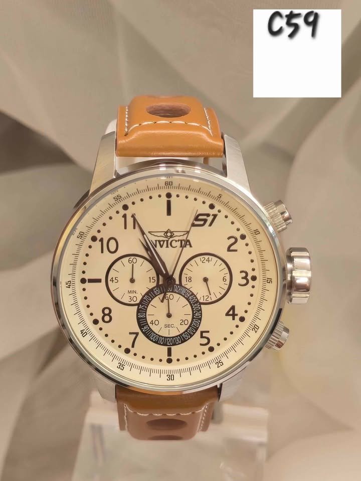 Invicta S1 Rally Champion Men's - 48mm, Light Brown