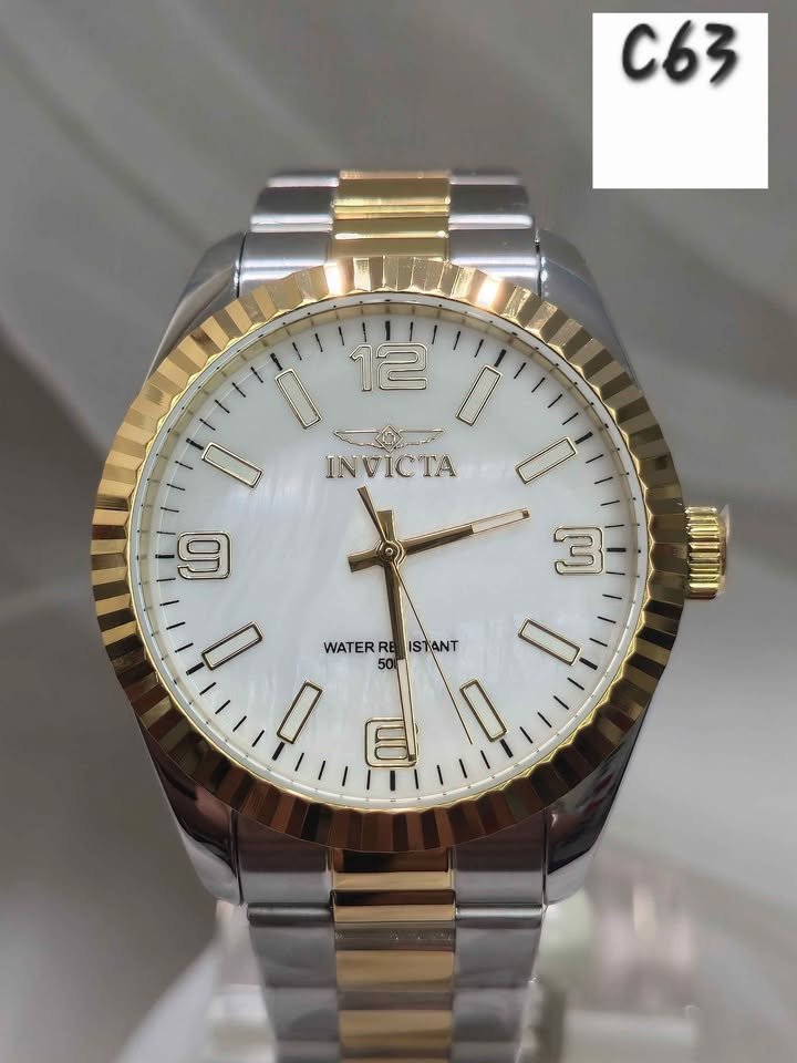 Invicta Specialty Westbridge Men's Watch w/ Mother of Pearl Dial - 43mm, Gold, Steel