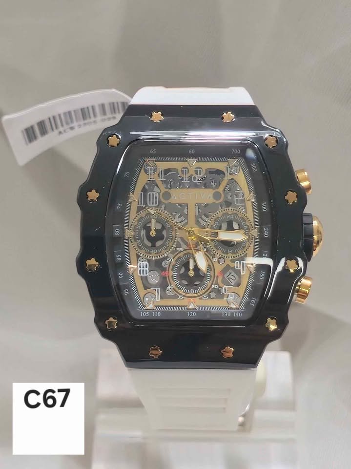 Activa Fury X Invicta Men's Watch w/ Skeleton Dial - 44.3mm, White