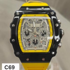 Invicta X Activa Fury Men's Skeleton 44.3mm, Yellow