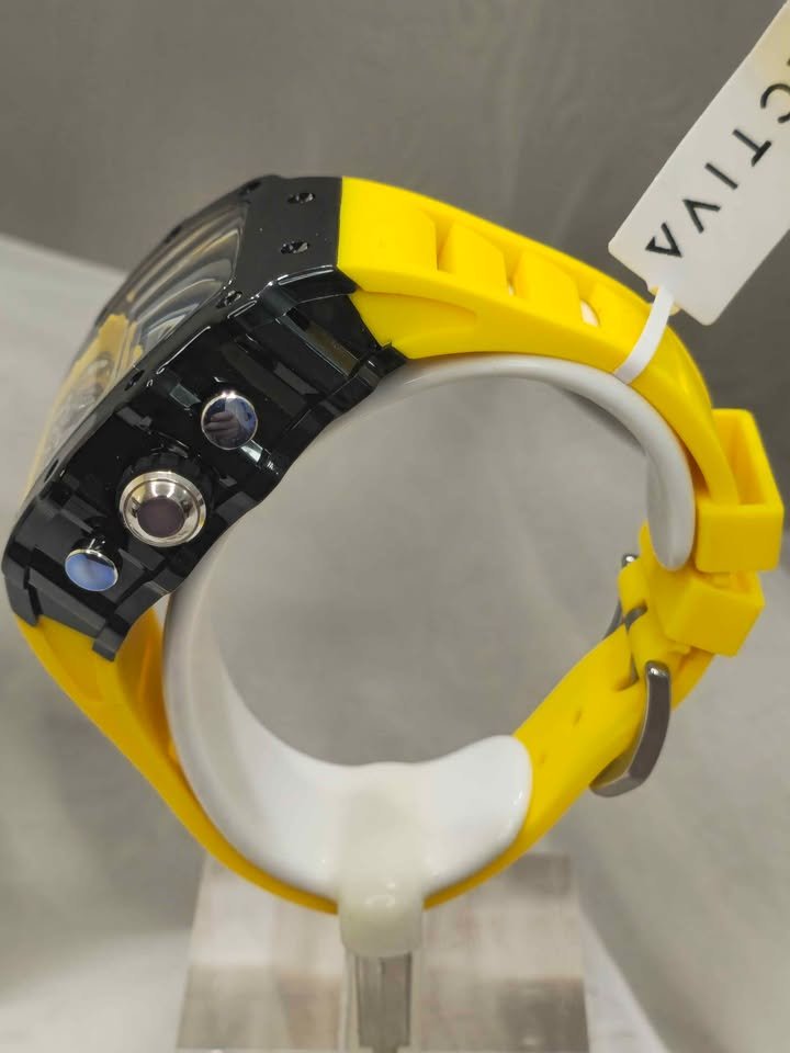 Invicta X Activa Fury Men's Skeleton 44.3mm, Yellow - Imagen 2