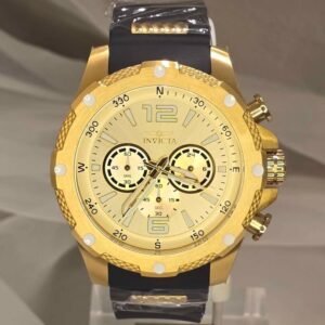 Invicta I-Force Axis Men's Watch - 50mm, Gold, Black