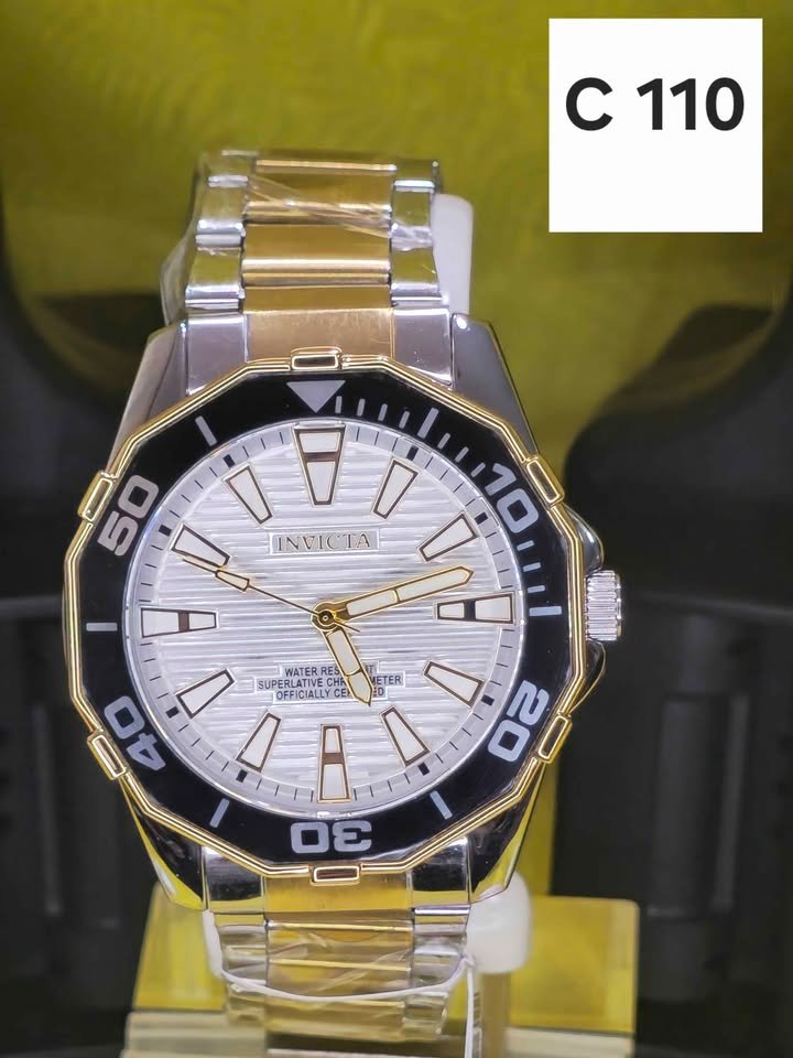 Invicta Diver Meridian Men's Watch - 46mm, Gold, Steel