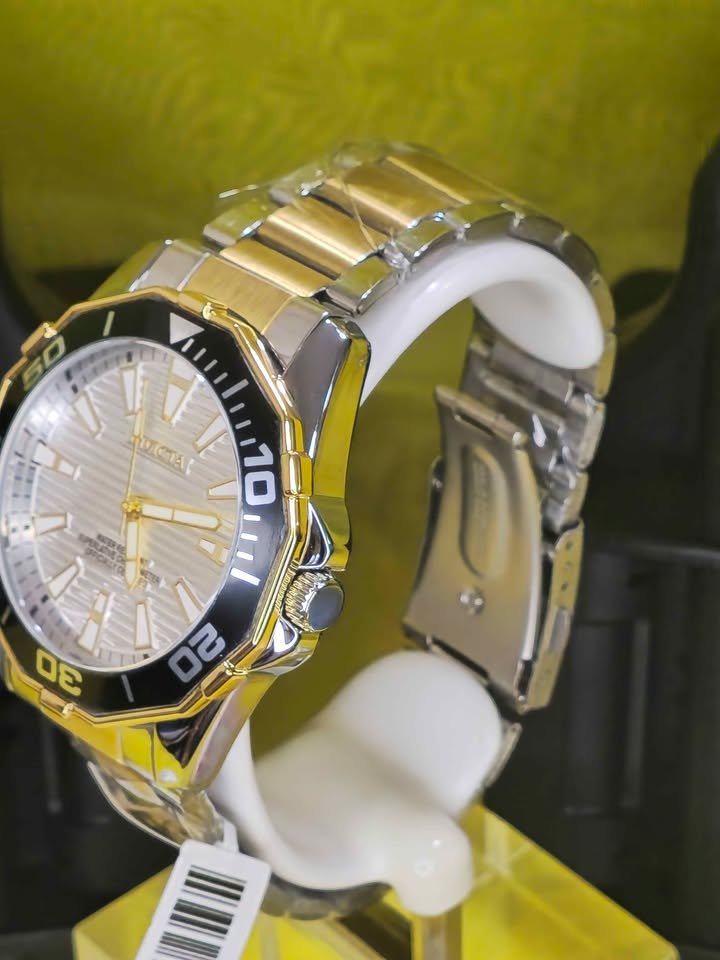 Invicta Diver Meridian Men's Watch - 46mm, Gold, Steel - Imagen 2