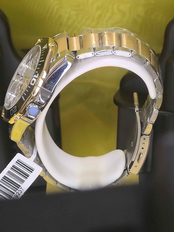 Invicta Diver Meridian Men's Watch - 46mm, Gold, Steel - Imagen 5